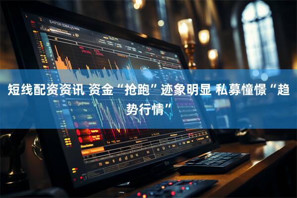 短线配资资讯 资金“抢跑”迹象明显 私募憧憬“趋势行情”